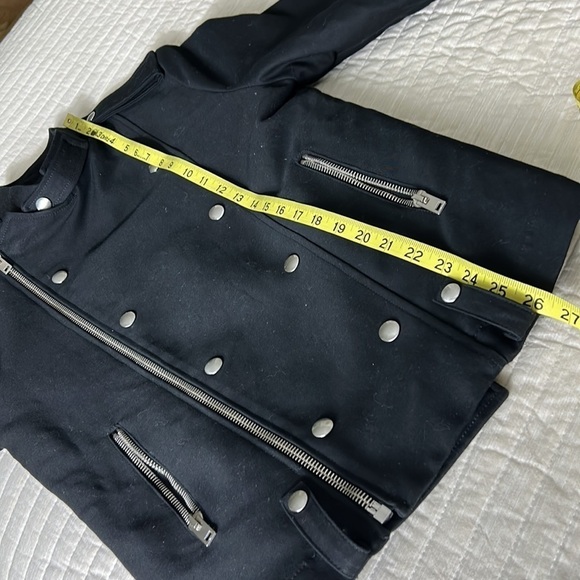 IRO Jeoren Black Military Style Jacket Size 1 (US 4) - Picture 10 of 12